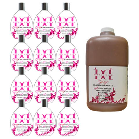Tan Inc. Double Dark Spicy Black Chocolate Promo Tanning Lotions Tan Inc.