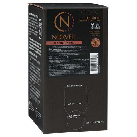 Norvell Dark Rapid Sunless Solution 128 oz EverFresh Box Spray Tanning Solutions Norvell