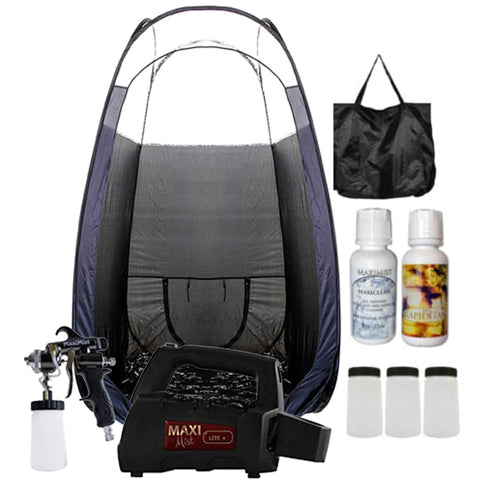 MaxiMist Lite Pro Spray Tanning System with Tent Spray Tanning Equipment MaxiMist