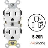 ProSun Jade 32 120v Hybrid Red Light Tanning Bed