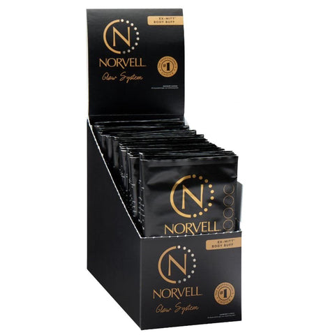 Norvell Pre Sunless Body Buff eXmitt - Counter Display 24 pcs. Quick Ship Norvell