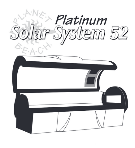 Planet Beach Solar System Platinum 52 - Replacement Tanning Lamp Kit