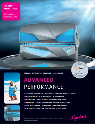 Ergoline Affinity 900 Advanced Performance Tanning Bed Manual