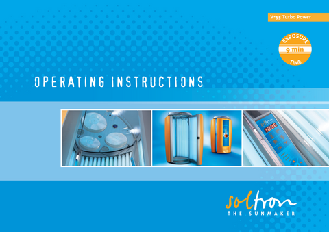 Soltron V-55 Turbo Power 9 Min Tanning Bed Manual