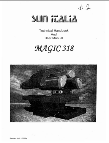 Sun Italia Magic 318 Tanning Bed Manual