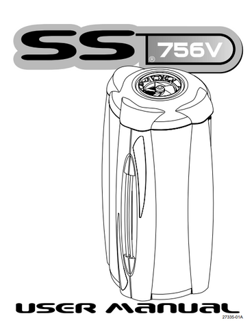 Sunscape 756V Tanning Bed Manual
