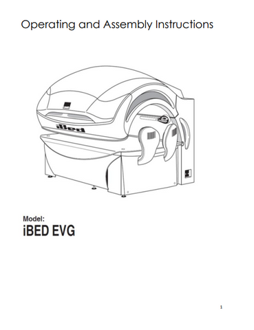 UWE IBED EVG Tanning Bed Manual