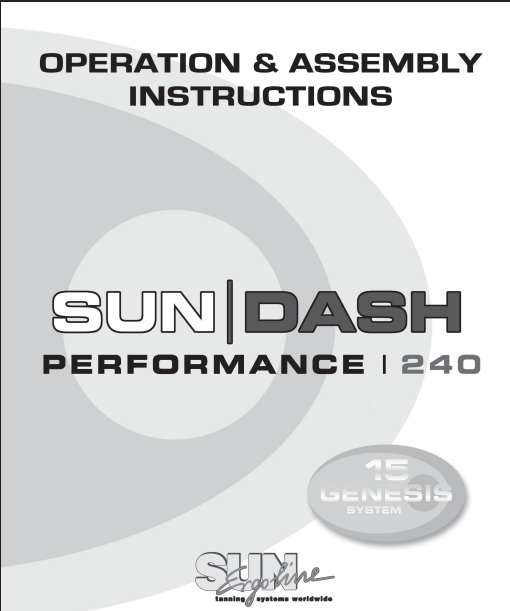 Sundash 240GS Replacement Tanning Lamp Kit