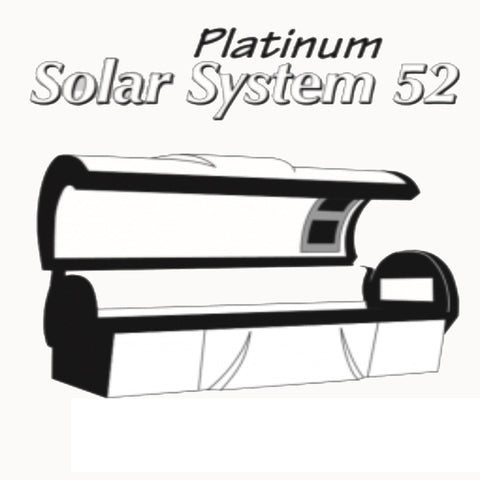 Solar System Platinum 52 - Replacement Tanning Lamp Kit Lamps Radiance