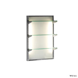 Salon Ambience WS/051 On The Wall Retail Display-Half Length Single Salon Equipment Salon Ambience