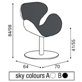 Salon Ambience SH/300 Tulip Styling Chair Salon Equipment Salon Ambience