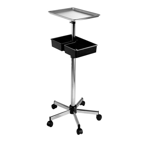 Pibbs ART58 Metal Mayo Utility Tray w/Storage Salon Equipment Pibbs Industries