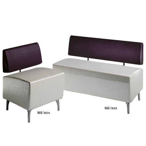 Salon Ambience SH/955 Opale Waiting Chair-Double Salon Equipment Salon Ambience