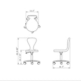 DIR Pedi Stool Futuro-9901 Salon Equipment Dream In Reality