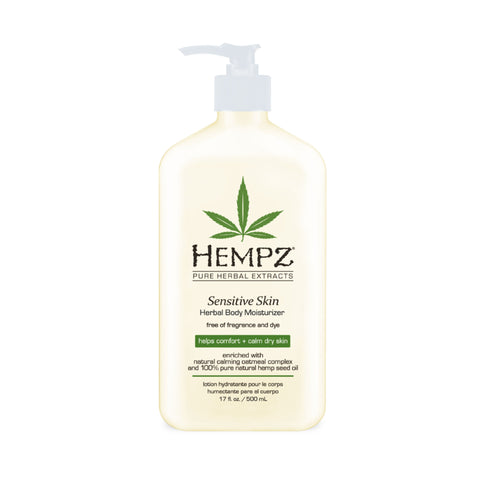 Hempz Sensitive Skin Moisturizer 17 OZ. Skin Care Hempz