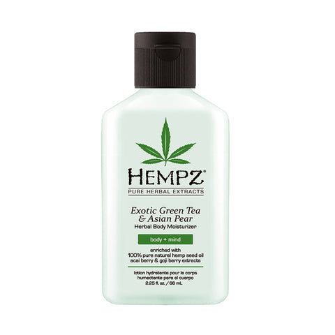 Hempz Green Tea & Asian Pear Moisturizer 2.25 OZ. (2 Pack) Skin Care Hempz