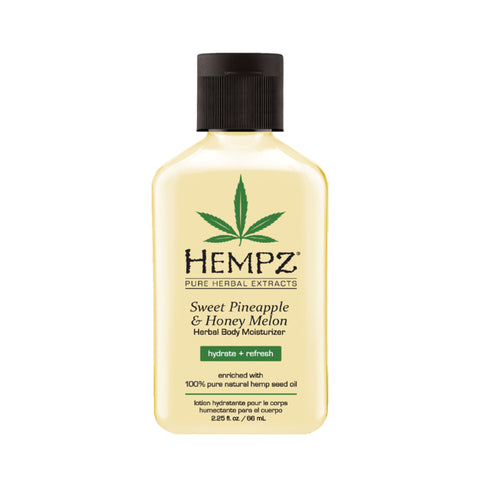 Hempz Sweet Pineapple & Honey Melon Moisturizer 2.25 OZ. (2 Pack) Skin Care Hempz