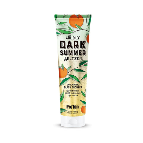 Pro Tan Wildly Dark Summer Seltzer Black Bronzer 9.5 OZ. Tanning Lotions Pro Tan