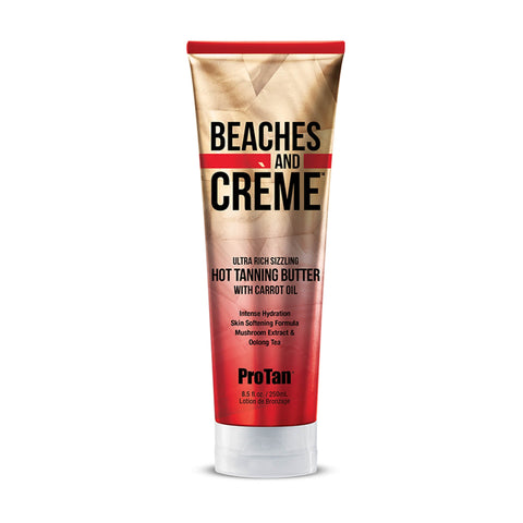 Pro Tan Beaches and Créme Sizzling Tanning Butter 8.5 OZ. Tanning Lotions Pro Tan