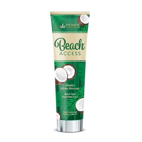 Hempz Beach Access White DHA Bronzer 9.5 OZ. Tanning Lotions Hempz