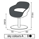 Salon Ambience SH/317 Vanessa Styling Chair Salon Equipment Salon Ambience