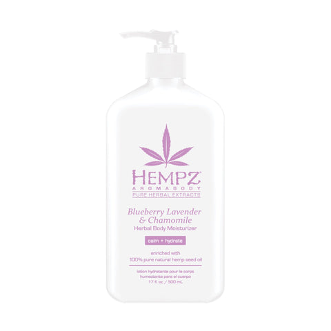 Hempz Blueberry Lavender & Chamomile Moisturizer 17 OZ. Skin Care Hempz