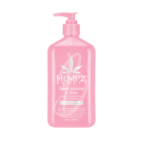 Hempz Sweet Jasmine & Rose Moisturizer 17 OZ. Skin Care Hempz