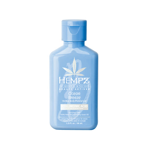 Hempz Ocean Breeze + Hyaluronic Acid Moisturizer 2.25 OZ. (2 Pack) Skin Care Hempz