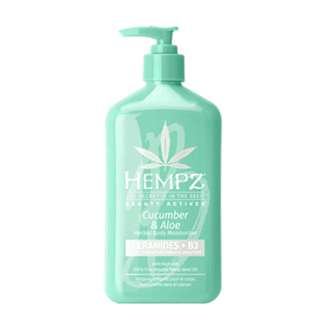 Hempz Cucumber & Aloe + Ceramides + B3 17 OZ. Skin Care Hempz