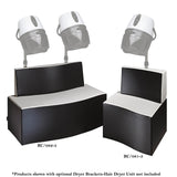 Salon Ambience RC/082-5 Lounge Waiting Chair-Double w/Dryer Bracket Salon Equipment Salon Ambience
