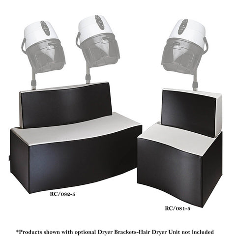 Salon Ambience RC/081-5 Lounge Waiting Chair-Single w/Dryer Bracket Salon Equipment Salon Ambience