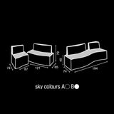 Salon Ambience RC/081 Lounge Waiting Chair-Single Salon Equipment Salon Ambience