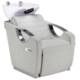 DIR Shampoo Backwash Unit Victoria - Electrical leg rest 7062 Salon Equipment Dream In Reality White Black