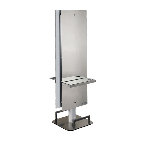 Salon Ambience MI/054 Lyon Island Dual Styling Station Salon Equipment Salon Ambience Glass (01) + $50.00
