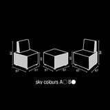 Salon Ambience RC/050 Transformer Waiting Chair Salon Equipment Salon Ambience