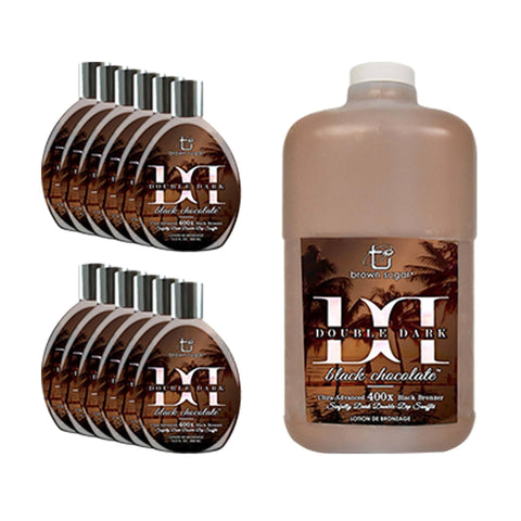 Tan Inc. Double Dark Black Chocolate 400X Promo Pack Tanning Lotions Tan Inc.