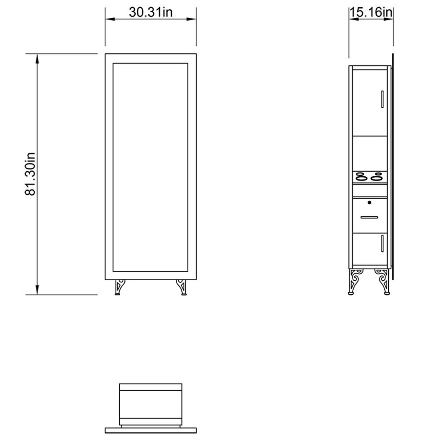 DIR LED Lighting Styling Station Magic Single-6113 Salon Equipment Dream In Reality