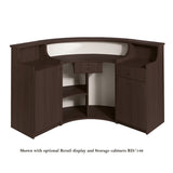 Salon Ambience RD/144 Form Reception Desk w/Retail Display Cabinet Salon Equipment Salon Ambience