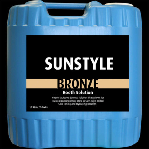 Sunstyle Sunless Bronze Booth Solution 5 Gallon Jug Spray Tanning Booth Solutions Sunstyle