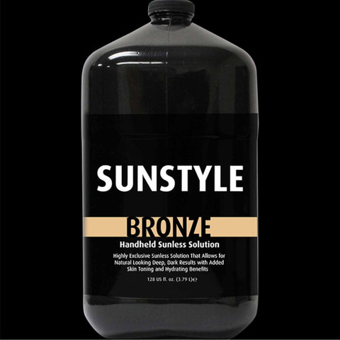 Sunstyle Sunless Bronze Airbrush Solution 128 oz Gallon Jug Spray Tanning Solutions Sunstyle