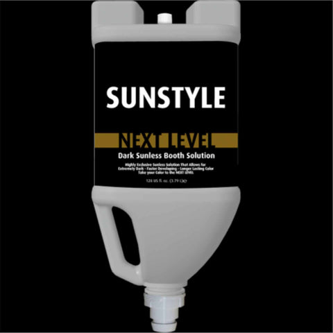 Sunstyle Sunless Next Level Booth Solution Vented 128 oz Gallon Jug Spray Tanning Booth Solutions Sunstyle