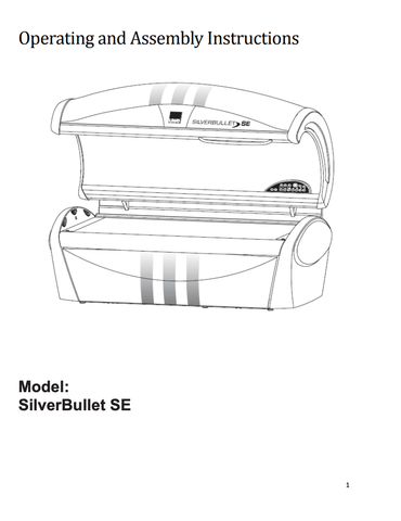 Silver Bullet SE Tanning Bed Tanning Lamp Kit (2004 or Newer Models) Lamps Cosmolux