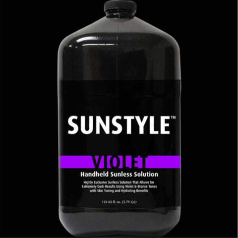 Sunstyle Sunless Violet Airbrush Solution 128 oz Gallon Jug Spray Tanning Solutions Sunstyle