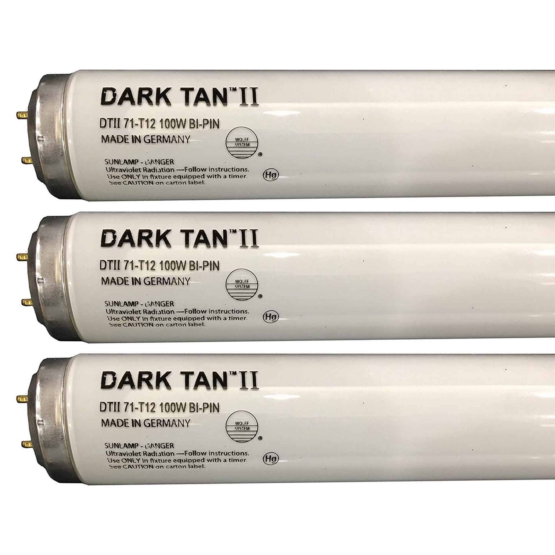 Wolff Dark Tan II F71 Bi-Pin 100w Tanning Lamps