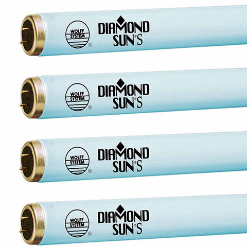 Wolff Diamond Sun S F71 Bi-Pin 100w Tanning Lamps Lamps Radiance 4 x Diamond Sun S F71 100w Lamps (Bi-Pin)