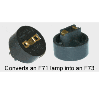 RDC Lamp Adapter Cap F71 To F73