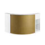 Salon Ambience RD/256 Form Reception Desk w/Display & Storage Cabinet Salon Equipment Salon Ambience