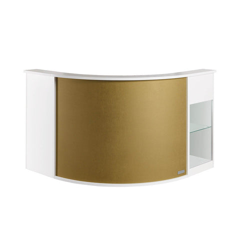 Salon Ambience RD/256 Form Reception Desk w/Display & Storage Cabinet Salon Equipment Salon Ambience