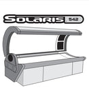 Solaris 542 Tanning Bed - Replacement Tanning Lamp Kit Lamps Radiance