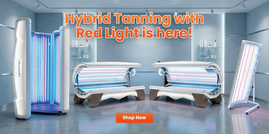 Hybrid Tanning with Red Light 